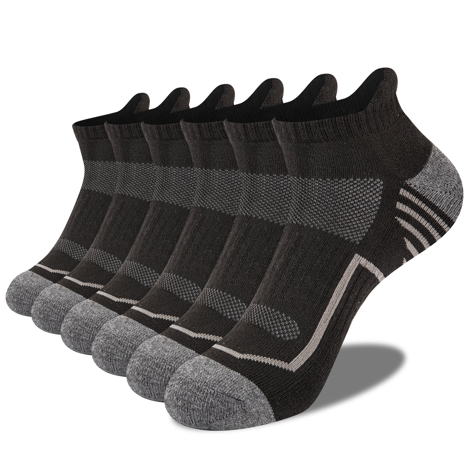 Clearance Socks COOPLUS Mens Ankle Low Cut Socks Cushioned Running