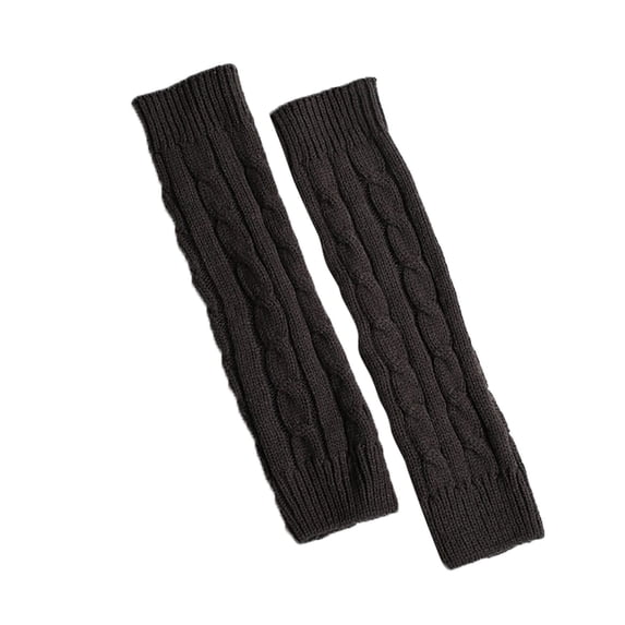 Gray Socks Knitted Wool Winter Warm Leg Warmers Pile Warmers Thick Warmers