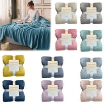 Sofa Blanket Comfortable Bed Blanket Thick Wool Warm Blanket for Winter Blanket Soft Is and Plush for Sofas Hugging Suitable Beds Blankets Lightweight Textiles