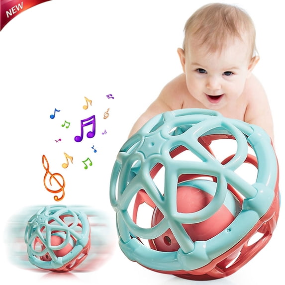 Clearance!Soft Baby Toy Rattles Toy,Soothing Toy for Baby 0-3 3-6 6-12 Months,Help Toddlers Hand-Eye Coordination & Fine Motor Skills,Perfect Gift for Newborn Infant Learning Developmental