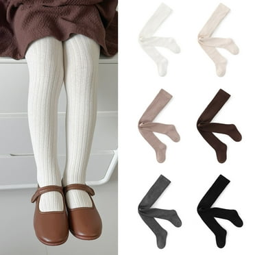 Clearance Soft Cotton Girls Leggings - Comfortable Solid Color Pants for Active Kids, Sizes 1-10 Years