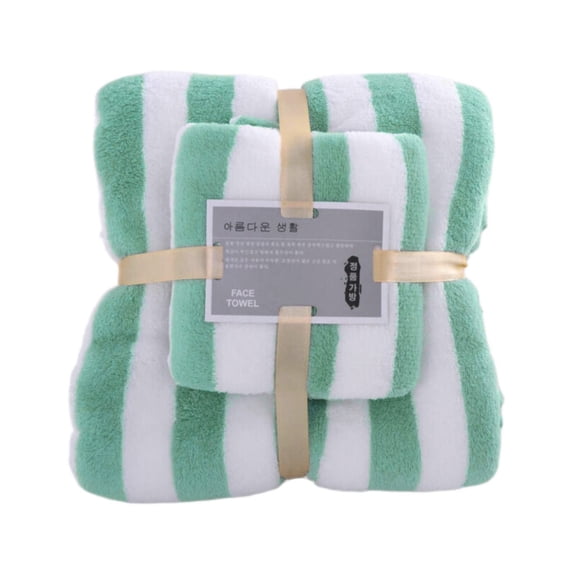 Clearance Soft Microfiber Towel Set Household Coral Fleece Highly Absorbent For Fitness Bathroom Towel Set