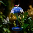 thumbnail image 1 of Clearance！Solar Bird Feeder, Hummingbird Feeder for Outdoors Solar Bird Feeder Metal Humming Bird Feeder Wild Bird Seed Feeder with Umbrella Raindrop LED Dynamic Light, 1 of 6
