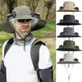 thumbnail image 1 of Clearance! Solar Fan Wide Brim Hat with 2 Built-in Fans, 3-Speed Adjustable, Solar & USB Powered Fishing Hat for Men Women, Outdoor Sun Hat with UPF 50+ Protection, 1 of 6