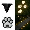 thumbnail image 1 of Solar Lights for Walkway Solar Landscape Lights Solar Lamp LED Simulation Footprints Dog Claw Ground Plug Lamp Outdoor Rainproof Garden Decoration Buried Lamp, 1 of 9