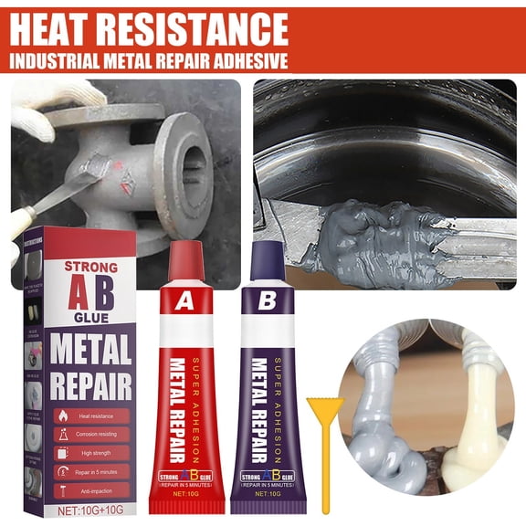Clearance! Soovim AB Casting Glue, High Performance Epoxy Resin for Craft Repair, White 10cm