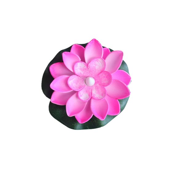 Clearance! Soovim Floating Lotus Flower LED Lights B, Water Activated Pool Pond Lanterns, Battery Operated Floating Flowers for Wedding Party Decor