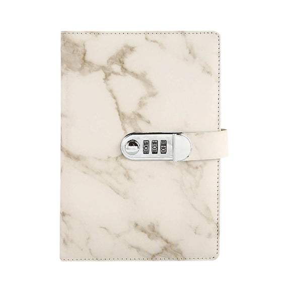 Clearance! Soovim Journal Notebooks Bulk Creative Password Lock Journal Pu Leather Combination Lock Diary Digital Password Notebook Locking Journal Diary