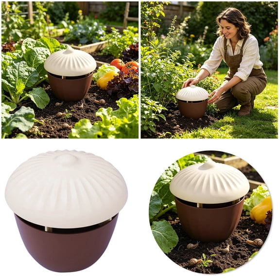Clearance! Soovim Reusable Garden Snail Trap, Catcher for Slugs Pest Control Outdoor Protection