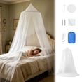 Clearance! Soovim Round Ceiling Mounted Mosquito Net, Bed Curtain for ...