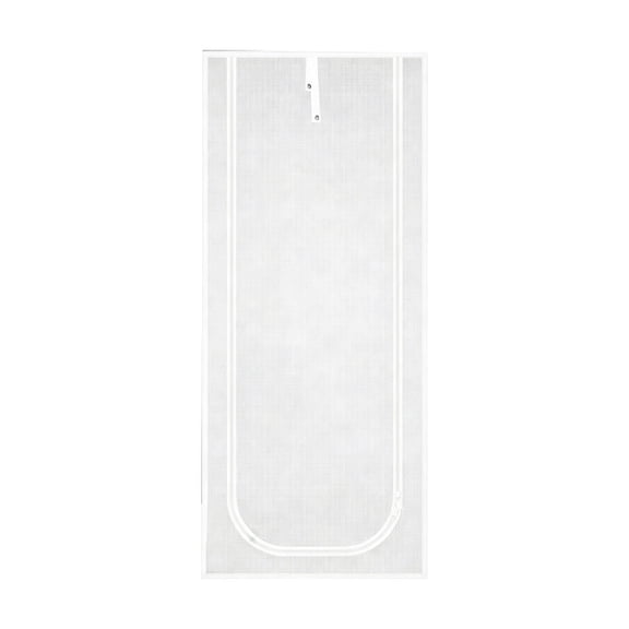 Clearance! Soovim Screen Door Mesh Curtain, Pet Friendly Double Zip for Patio, Clear 100X220cm