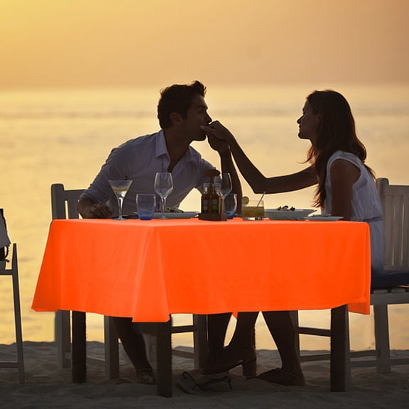 Clearance! Spandex Table Cover for 6 Foot Rectangle Tables 6 Pack Tablecloth Elastic 6ft Folding Tablecloths for Vendor Booth Display Banquet Buffet Event Craft