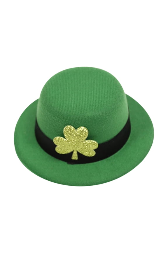 St Patrick Hat St. Patrick's Day Green Mini Hat Holiday Top Hat Decoration Irish Day Party Decorations