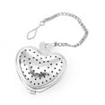 thumbnail image 1 of Clearance! Stainless Creative Tea Infuser Metal Heart Shape Reusable Tea Coffee Filter Strainer Teapot Accessory Kitchen Gadget Too, 1 of 9