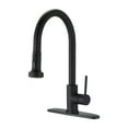thumbnail image 1 of Clearance! Stainless Steel Pull Down Kitchen Faucet with Sprayer Matte Black, 1 of 6
