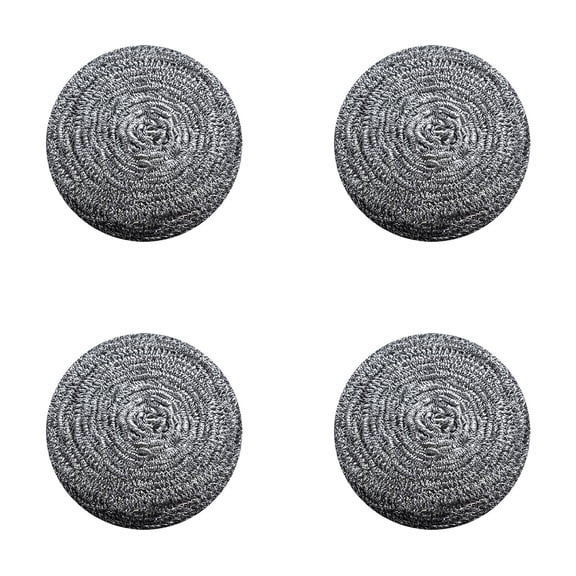 Clearance Stainless Steel Scrubber 4 Pack Chainmail Scouring Pad for Pot Pan and Cookware Cleaning