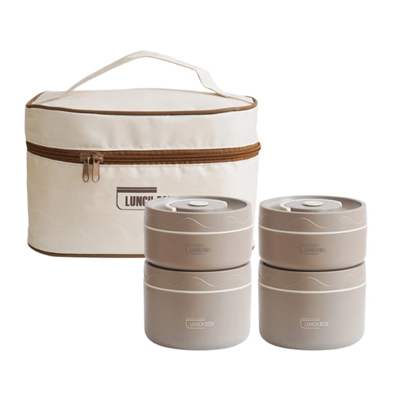 Clearance!Stainless Steel insulated Lunch Box,Portable Insulated Lunch Container Set, Stackable Food Container with Thermal Bag Upgrade Food Storage Container Boxes for School Work Picnic Travel