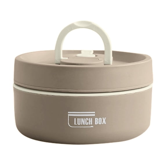 Clearance!Stainless Steel insulated Lunch Box,Round Thermos Hot Food Container,insulated Snack Containermini insulated Food Jar,Multi Function Food Container for Preserving Food