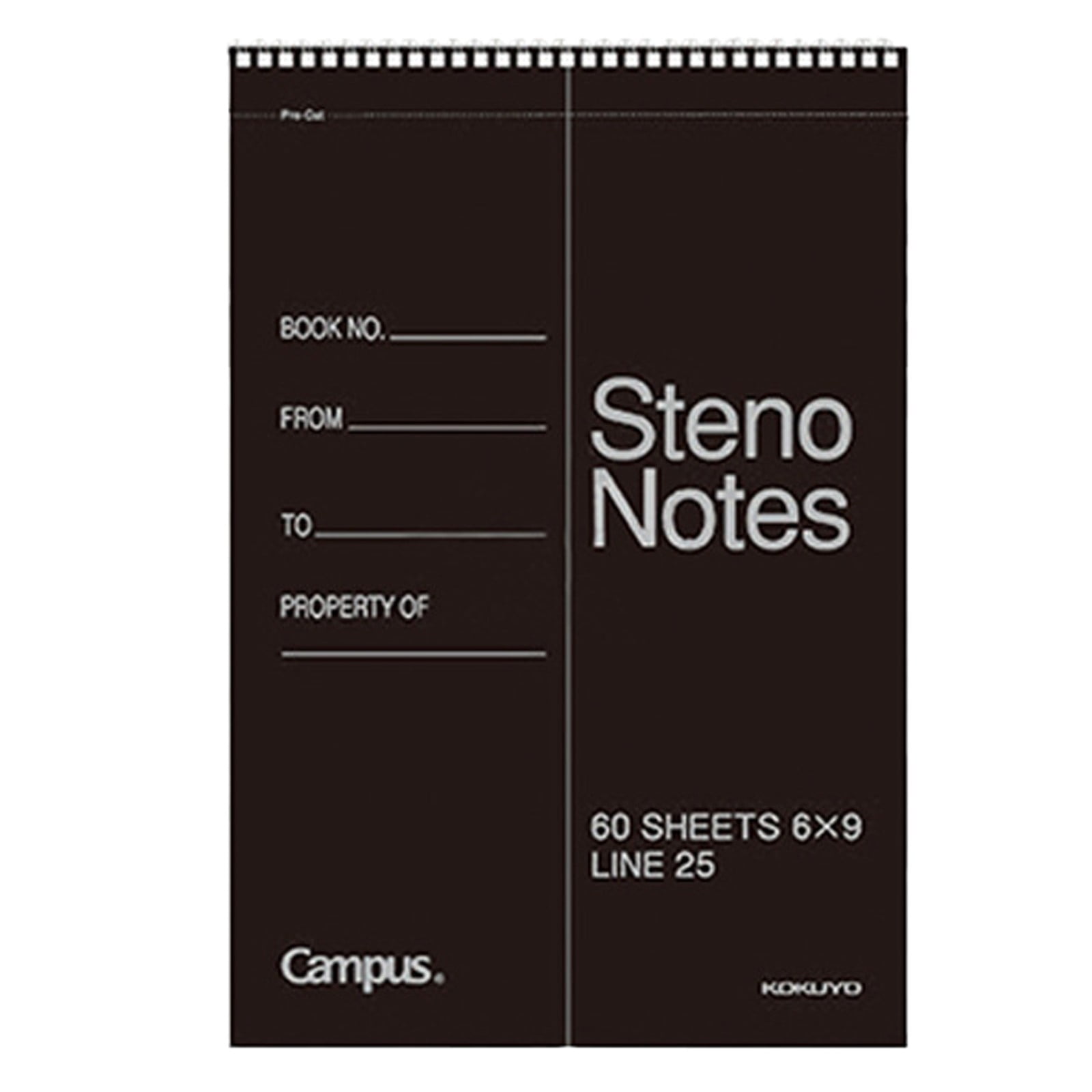 Clearance Steno Pads Top Binding Ruled White Paper Natural Board Cover