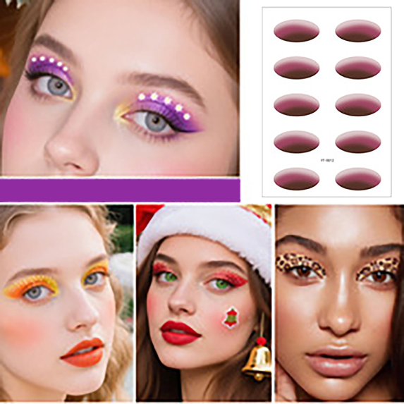 Clearance Stickers under $1,Must Have For Parties! High Gloss Makeup Stickers