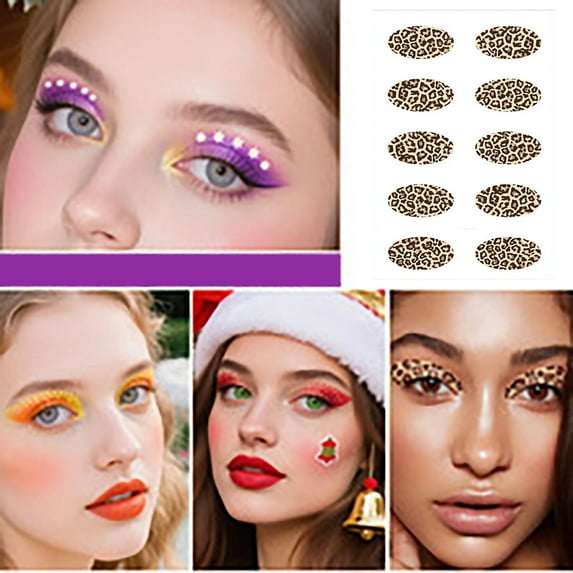 Clearance Stickers under $1,Must Have For Parties! High Gloss Makeup Stickers