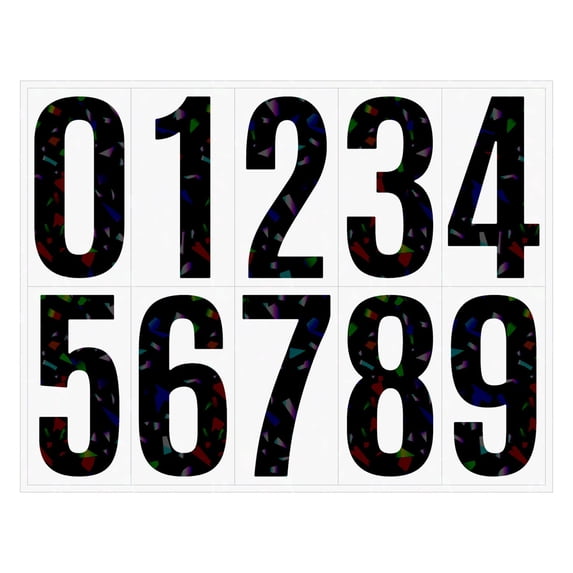 Clearance Stickers under $1,Number Vinyl Label Stickers Adhesive Number Decals Large Mailbox Number Signs Number Labels For Car Home