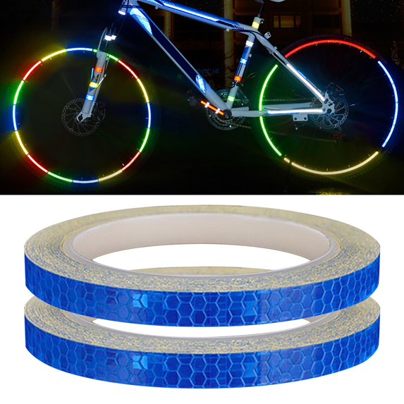 Clearance Stickers under $5,2PC Luminous Equipment Stickers Bicycle Motorcycle Wheel Stickers Bicycle Reflective Stickers