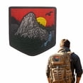 thumbnail image 1 of Clearance Stickers under $5,Finally Home Patch Never Stop Exploring | Outdoor Backpack Patch Hiking Patch Nature Badge Badge, 1 of 5