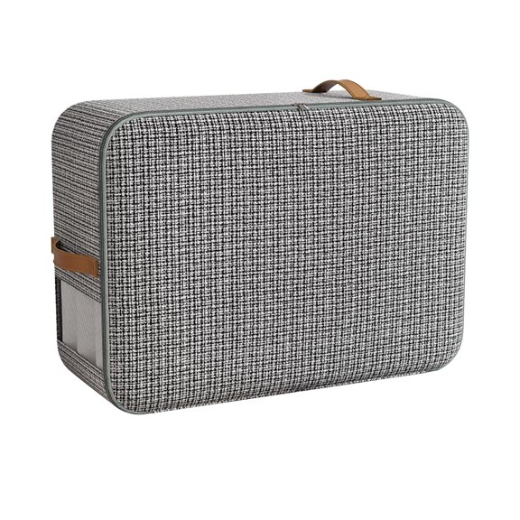 Clearance Storage Bags Large Blanket Clothes Organization and Storage Containers for Comforters,Bedding, Foldable Organizer with Reinforced Handle, Clear Window, Sturdy Zippers 299a