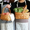 thumbnail image 1 of Clearance!!Storage Basket ,Fruit Basket, Bread Basket Organizer Multiple Sizes Picnic Basket Hand Woven Wood Chip, 1 of 7