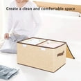 Clearance Storage Box Fabric Foldable Storage Box Double Cover Sealing