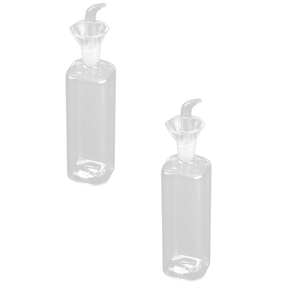 Clearance Storage Containers under $15 Technology Oil Bottle Glass Olive Oil Dispenser Bottle Glass Oil Vinegar Measuring Dispenser With Nozzle For Kitchen And Barbecue