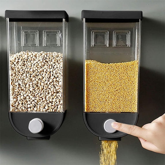 Clearance Storage Containers under $7 Cereal Dispenser Countertop Cereal Containers Storage 1.5L /1LOrganization And Storage Containers For Kitchen Dry Food Dispenser For Rice Grains Snack Oatme