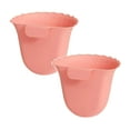 thumbnail image 1 of Clearance Storage Containers under $7 Creative Wall Mounted Flower Trash Can Home Kitchen Cabinet Door Hanging Kitchen Waste Storage Box Waste Hanging Trash Can Flower Plate Storage Decoration, 1 of 9