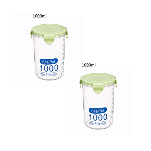 Clearance Storage Containers under $6 Kitchen Storage Box Sealing Food Preservation Plastic Fresh Pot Container