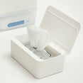 thumbnail image 1 of Clearance Storage Wipes Dispenser, Wipe Holder With Lids Diaper Wipes Case For Bathroom Refillable Wipe Container With Sealing Design, Flushable Bathroom Storage Case Box, up to 30% off, 1 of 5