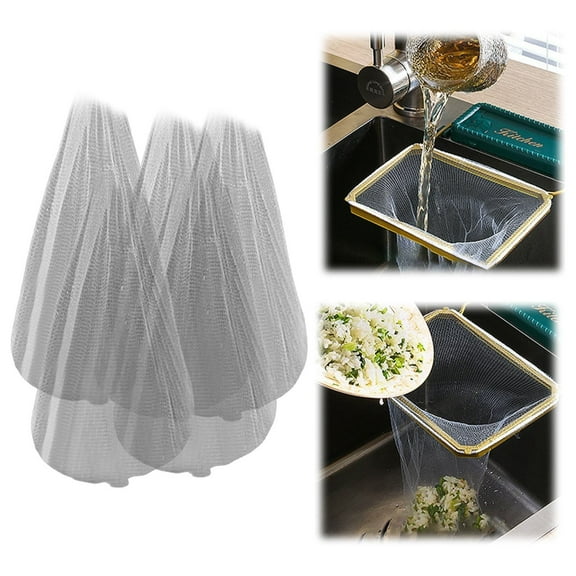 Clearance Strainer Foldable Food Catcher For Kitchen Or 50pcs Mesh Bags Net Strainer Corner Strainer Basket Garbage Disposal Strainer Side Disposable Filter Mesh Bag By POLILI for Home & Kitchen A