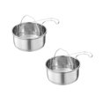 thumbnail image 1 of Clearance Strainers under $15 Stainless Drain Strainer Basket Strainers For Kitchen 2024 New Multifunction Hanging Strainer Colander Drain Basket Kitchen Food Waste Filter And Vegetables Fruits, 1 of 8