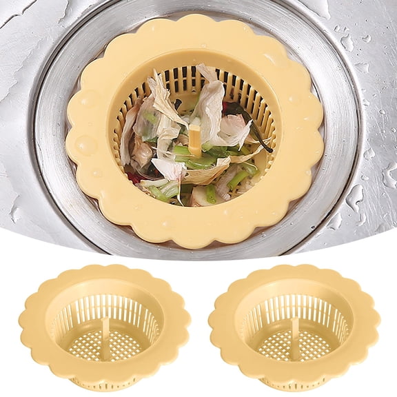Clearance Strainers under $5 Of The Day Kitchen Sink Drain Strainer Stopper Set Up Kitchen Sink Stopper With Strainer Basket Fast Kitchen Sink Plug For Standard(2PCS)