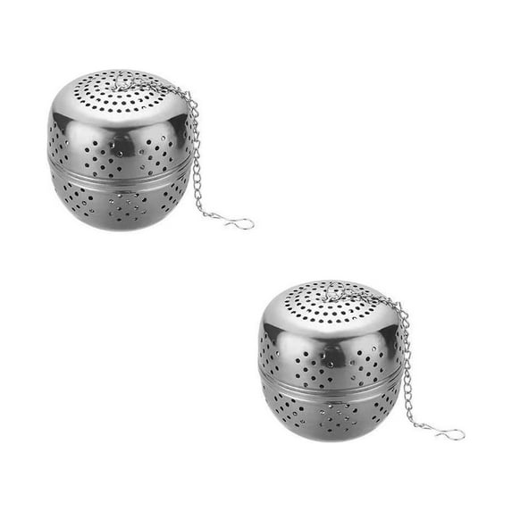 Clearance Strainers under $6 Stainless Steel Mesh Tea Ball 1.5'' Tea Infuser Ball Strainer Tea Filter Strainer Tea Interval Diffuser For Loose Tea Steeper