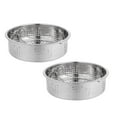 thumbnail image 1 of Clearance Strainers under $10 Steamer Basket Stainless Steaming Rack Kitchen Mesh Food Steamer 2PC, 1 of 8