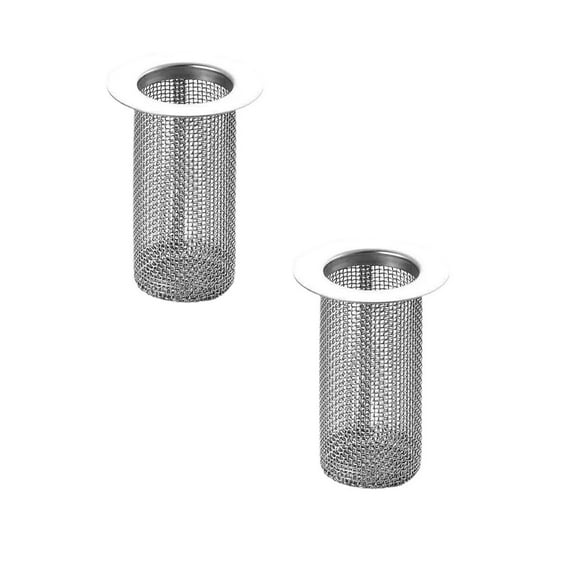 Clearance Strainers under $6 Bathroom Sink Drain Strainer Stainless Steel Floor Drain Filter Mesh Basket Filter Hair Trap Anti Clog Slag Strainer