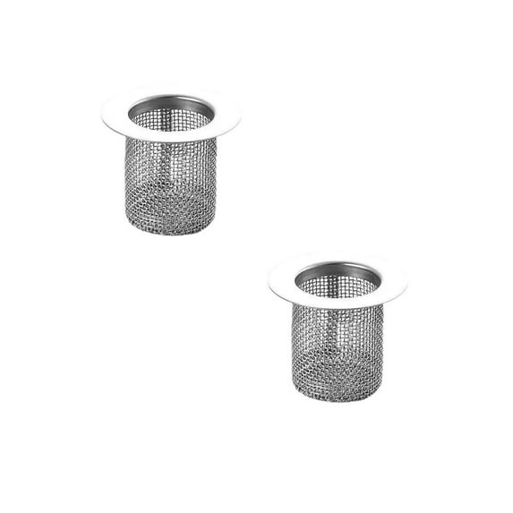 Clearance Strainers under $6 Bathroom Sink Drain Strainer Stainless Steel Floor Drain Filter Mesh Basket Filter Hair Trap Anti Clog Slag Strainer