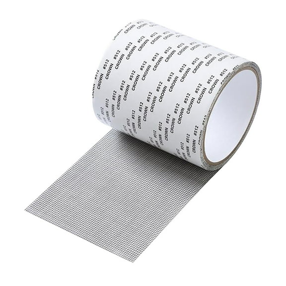 Strong Adhesive Screen Repair Tape, Window Screen Repair Tape, Window Screen Repair Kit, Window Screen Patch for Patching The Tears and Holes in Doors and Windows (1, Gray)