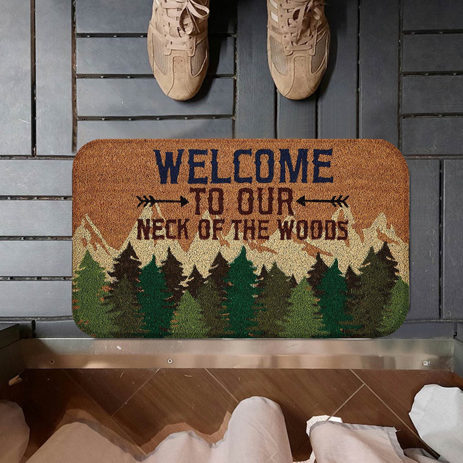 Clearance!Suaya Front Door Mat,Indoor Outdoor Carpet Porch Front Door