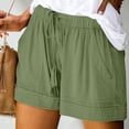 thumbnail image 1 of Clearance Summer Clothing Set Women Gaiseeis Women Shorts Clearance Womens Plus Size Comfy Drawstring Casual Elastic Waist Pocket Loose Shorts Pants, 1 of 7
