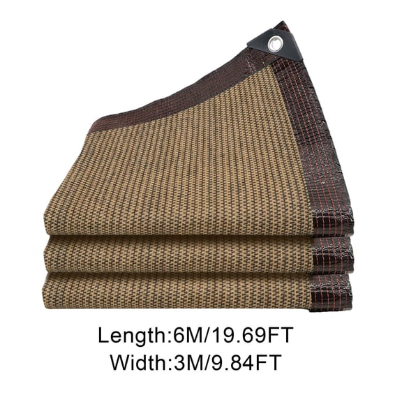 Clearance Sun Shade Cloth,90% Shade Cloth for Garden, Sunblock Shade Fabric with Stainless SteelGrommets,Heavy-Duty Sunblock Net with Grommets, UV Resistant Mesh Tarp,for Greenhouse Plants