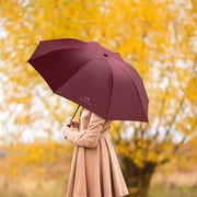 Sun Umbrella Parasol UV Umbrella for Sun Protection Portable Folding Umbrella Travel Foldable Compact Umbrellas Auto Open & Close Large Lightweight Windproof Parasol Travel Essentials