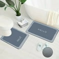 thumbnail image 1 of Suncoda Bathroom Rugs, Soft Memory Foam Bath Mat - Non Slip Absorbent Thick Bath Matt, Rubber Back Shower Rug, Toilet Mats Bath, Mats for Bathroom Floor Toilet, Door Mat Washable, 1 of 6