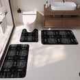 thumbnail image 1 of Suncoda Bathroom Rugs, Soft Memory Foam Bath Mat - Non Slip Absorbent Thick Bath Matt, Rubber Back Shower Rug, Toilet Mats Bath, Mats for Bathroom Floor Toilet, Door Mat Washable, 1 of 6